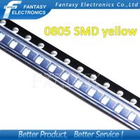 【✱2023 HOT✱】 ganfengsu3936969 ไฟไดโอด Led Smd 0805สีเหลือง100ชิ้น