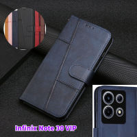 แม่พิมพ์กลมหนังแบบฝาพับสำหรับ Infinix Note 30 VIP Note 30 PRO 30I เคสซิลิโคนโทรศัพท์สี Lite บริสุทธิ์ใส่การ์ดโทรศัพท์มือถือเคสหนัง