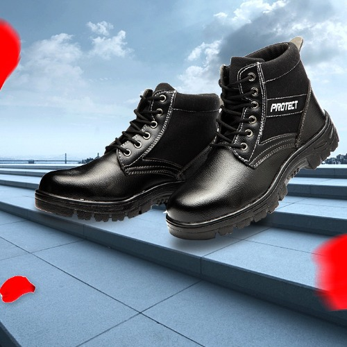 Sizes 3746 High Top Anti Impact and Anti Stab Safety Shoes for Men's