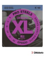 DAddario  สายกีตาร์ไฟฟ้า เบอร์ 9 วัสดุโลหะอัลลอยด์ ของแท้ 100% รุ่น EPS520 (Super Light, 09-42) ** Made in USA **