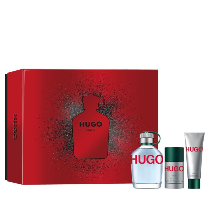 HUGO BOSS Fragrances HUGO Man Fragrance Set (125 ML + 75 ML + 50 ML ...