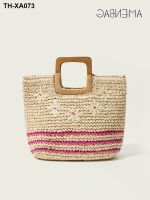 Hand bag restoring ancient ways is the large capacity 2023 new hand hollow-out straw ins seaside holiday beach