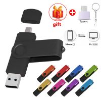 High Speed Pen Drive Metal usb2.0 OTG 32GB 16GB 8GB 4GB usb stick Usb Flash Drive Pendrive 64gb cle Usb Memory flash Disk