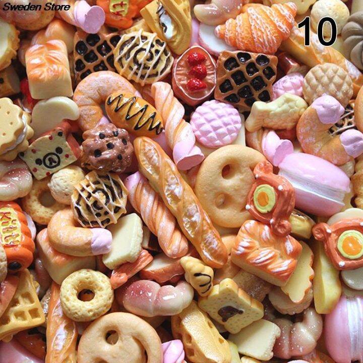 10pcs-cute-mini-candy-donut-bread-doll-food-scale-dollhouse-miniature-kawaii-accessories-home-craft-decor-cake-kids-kitchen-toys