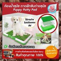 Puppy Potty Pad ห้องน้ำสุนัข ถาดฝึกขับถ่ายสุนัข ถาดฉี่สุนัข น้องหมา (สีเขียว)