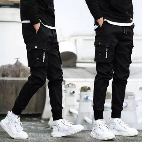 Men Streetwear Casual Sweatpants Combat Sport Joggers Cargo Pants Urban  Trousers | eBay