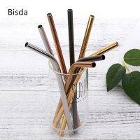 New 4pcs/lot Stainless Steel Drinking Straws Reusable Metal Straw Bent Stainless Filter Drink Yerba Mate Bar Accessories Specialty Glassware