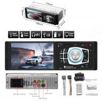 【Car Stereo】4019B 1 Din Car MP3 Player Car Radio Audio USB AUX FM Radio Bluetooth Rearview Camera Car MP5 Player