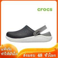 〖2022คุณภาพสูงและราคาถูก〗CROCS LITERIDE CLOG รองงเท้าแตะ รองเท้าแฟชั่นญ รองเท้าแตะ รองเท้าแตะชาย รองเท้าแตะหญิง รองเท้าผู้หญิง รองเท้าผู้ชาย รองเท้าใส่ในบ้าน T025-07 แบบเดียวกับในห้าง