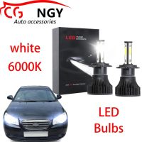 หลอดไฟหน้า LED 6000K สีขาว สําหรับ Hyundai Avante X20 2007-2010 (1 คู่)