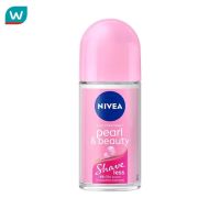 Nivea นีเวีย โรลออน เพิรล์ แอนด์ บิวตี้ เชฟ เลส 50 มล. โรลออน ระงับกลิ่นกาย