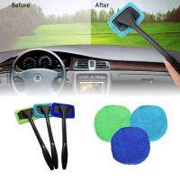 [HOT JILZKXLGWOQQ 121] แปรงหน้าต่างรถยนต์ Defogging Cleaner Windshield Wiper Microfiber Brush Automatic Towel Cleaning Tool With Handle Car Accessories