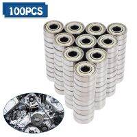 100 PCS 608 ZZ Skateboard Bearings Double Shielded8x22x7 Miniature Ball Bearings(Pack of 100)