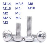 Torx round head screw GB2672  M2 M2.5 M3 M4 M5 M6 six lobe 304 stainless steel pan head torx machine security screw Nails Screws Fasteners