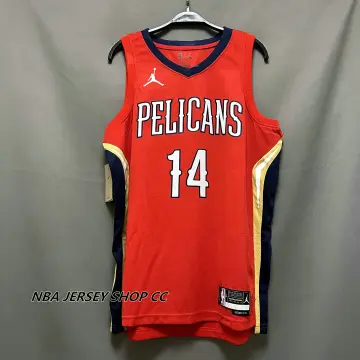 Brandon Ingram New Orleans Pelicans Signed Navy Swingman Jersey
