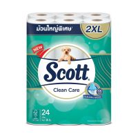 SCOTT กระดาษทิชชู คลีนแคร์ยาวพิเศษ 24 ม้วน