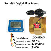 DN80 Lite 20-500Lนาที Digital Flow Meter 4.5V Flow Reader เข้ากันได้กับ Hall Effect Water Flow Sensor ทั้งหมดของเราด้วย