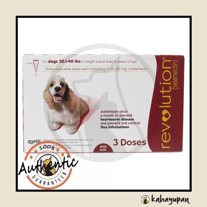 Tops Revolution Anti Tick, Flea, Heartworm, Ear Mites, and Mange Mites