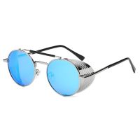 Fashion Metal Round Steampunk Sunglasses Men Women Brand Design Vintage Sunglass High Quality UV400 Glasses Eyewear Shades