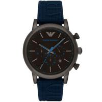 นาฬิกาข้อมือผู้ชาย EMPORIO ARMANI Luigi Chronograph Black Dial Mens Watch AR11023