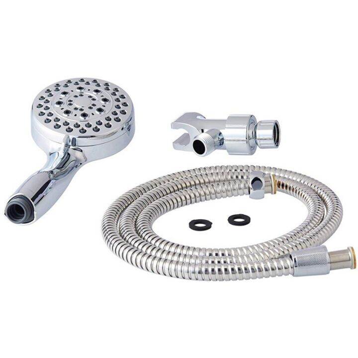 Brushed Nickel Shower Head with Handheld Showerhead with High Pressure