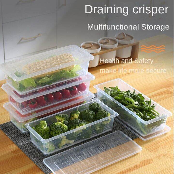 6pcs Kitchen Fridge Storage Containers, Freezer Safe Fresh-keeping