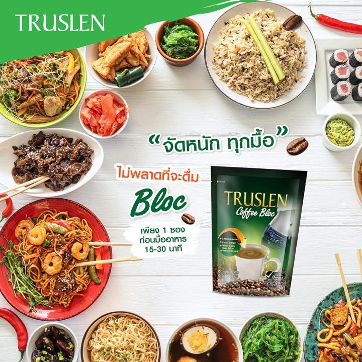 truslen-coffee-bloc-ทรูสเลน-คอฟฟี่-บล็อค-6-กล่อง-ลดการดูดซึม-แป้งและน้ำตาล