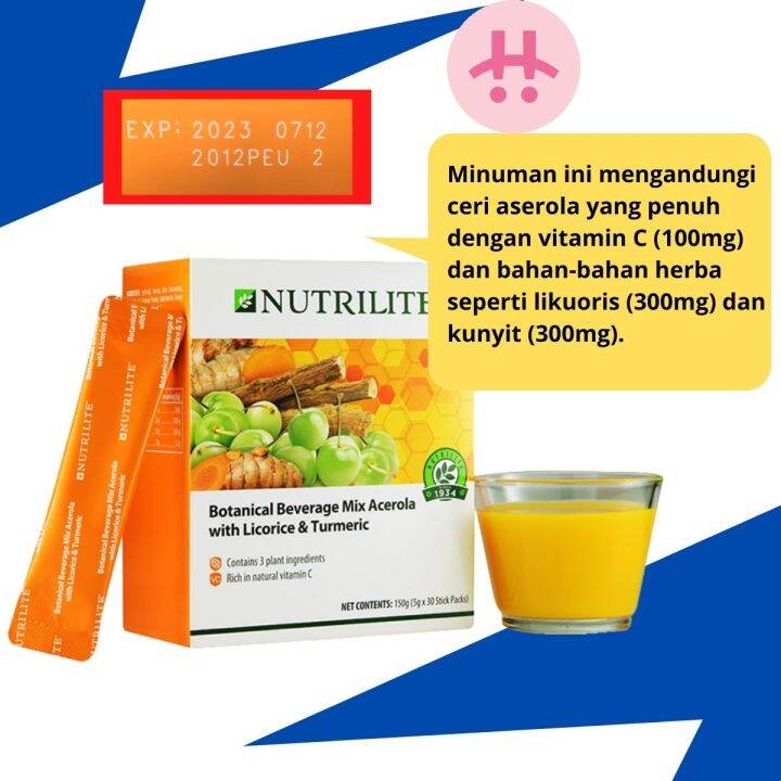 Nutrilite Botanical Beverage Mix Acerola Cherry With Licorice And ...