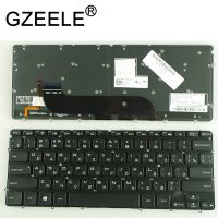 GZEELE ใหม่สำหรับ DELL XPS 13 9333 L322X L321X ไฟเรืองแสงของแป้นพิมพ์รัสเซีย