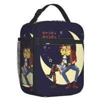 № Candy Candy Cartoon Thermal Insulated Lunch Bags Women Anime Manga Resuable Lunch Tote for Kids School Children Storage Food Box