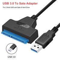 สายเคเบิ้ล Sata Usb Sata 3 To Usb 3.0อะแดปเตอร์สายไฟคอมพิวเตอร์การเชื่อมต่อ Usb สายอะแดปเตอร์ Sata รองรับฮาร์ดไดรฟ์ Ssd Hdd 2.5นิ้ว