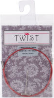 CHIAOGOO 14-Inch Twist Lace Interchangeable Cables, Small, Red