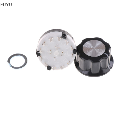 FUYU RS26 ROTARY Channel Selector Switch 1ขั้วตำแหน่ง12เลือกด้วยลูกบิด