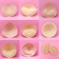 2pcs 1pair Female Sponge Bra Pad for Bikini Swimsuit Breast Push Up Cup Removeable Enhancer Bra Pads Intimates Accessories