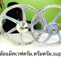 ล้อแม็คดรัม❗️หน้า+หลังเวฟ110i,ดรีม125,ซุปเปอร์คัฟ