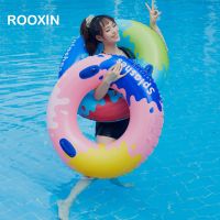 ROOXIN ของเล่นเป่าลมห่วงยางว่ายน้ำห่วงว่ายน้ำสำหรับเด็กอุปกรณ์เล่นน้ำริมสระห่วงยางว่ายน้ำ