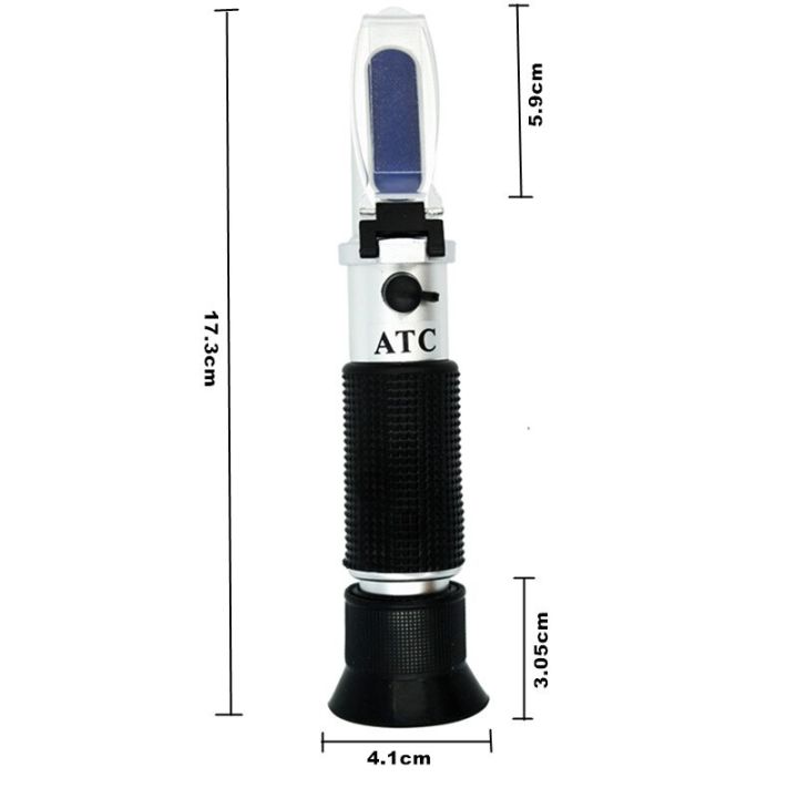 มือถือ-brix-refractometer-ผลไม้ความหวานวัด0-32-น้ำตาลเมตรนมถั่วเหลืองนมความเข้มข้นน้ำผึ้งเมตรเครื่องวัดความเค็ม