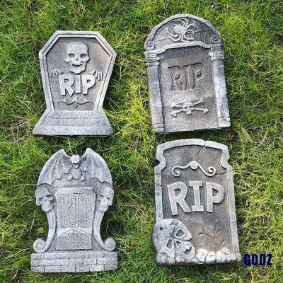 (GODZ)Halloween Decorations Bubble Tombstone Haunted House Bar Set