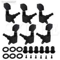 ◕ SET OF 3X3 Guitar Tuning Machine Heads Tuners BLACK