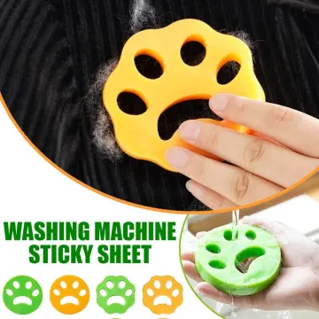 3pc Reusable Hair Remover Washing Machine Hair Catcher Laundry Ball Dryer  Ball for Clothing Dog Cat Pet Hair Remover(Orange) 