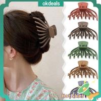 OKDEALS จัดแต่งทรงผม ที่หนีบผม อุปกรณ์เสริมผม Barrettes บาร์เร็ตต์ กิ๊บหนีบผม ผิวด้าน อะคริลิค ที่หนีบผมผู้หญิง สาวๆ