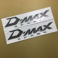 สติ๊กเกอร์ D-MAX SPARK ติดข้างท้ายกระบะ ISUZU D-MAX ปี2007 สีเทาเข้ม ( 1 ชุดมี 2 ชิ้น )