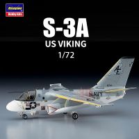 Hasegawa 00537โมเดลเครื่องบินจำลอง1/72 S-3A ไวกิ้งสีกรมท่าต่อต้านเรือดำน้ำชุดสร้างโมเดลเครื่องบินของเล่นสำหรับงานอดิเรกแบบทำมือ