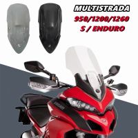 For DUCATI MULTISTRADA MTS950 MTS950S MTS1200 MTS1200S MTS1260 ENDURO Motorcycle Windshield Windscreen 2015 2016 17 18 19 20 21 Food Storage  Dispense