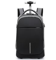 【LZ】❈☂  Rolling Luggage Backpack for Teenagers Carrinho escolar Mochila de rodas com rodas Mala de viagem para adolescentes 18