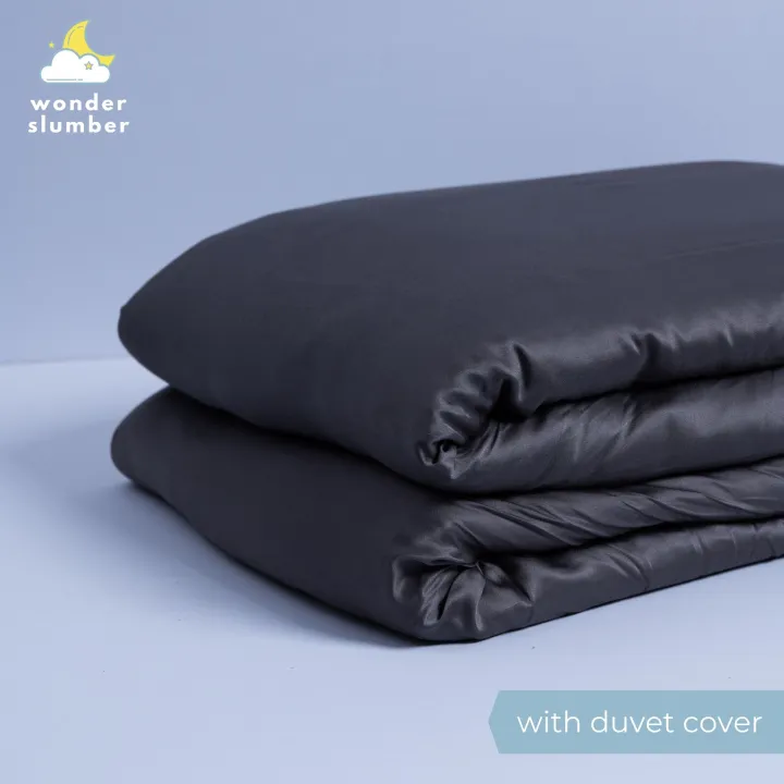 100 Bamboo Cotton Duvet Cover (for Weighted Blanket Queen and King