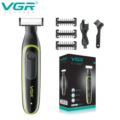 VGR Shaver Waterproof Hair Shaving Machine Professional Razor Rechargeable Beard Trimmer Electric Portable Shaver for Men V-017