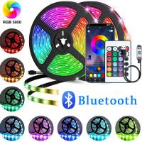 USB Strip Lights Bluetooth Phone Control Lamp for TV Backlight 5050 LED Ice Lights DC5V Mode for Room Decor светодиодная лента