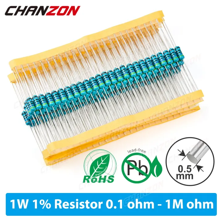 1w-1-high-precision-metal-film-resistor-kit-0-1-2-4-7-10-47-100-470-1k-4-7k-22k-47k-68k-1m-ohm-1-watt-resistance-assortment-set