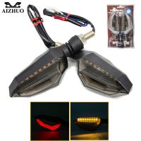 2 PCS Motorcycle Turn Signal Light Indicators Amber Light LED Universal Blinkers Flashers For 990 SMR SMT 690 SMC 200